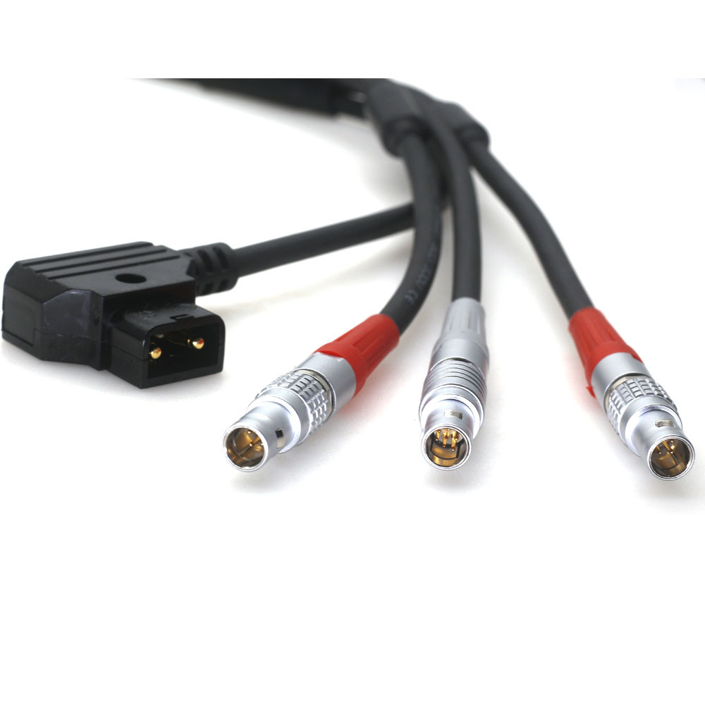 CAM 7pin to DTAP power cable+ LBUS 4pin to LBUS 4pin for ARRI cforce RF motor/ HI5 motor power cable and Wireless Focus Wire