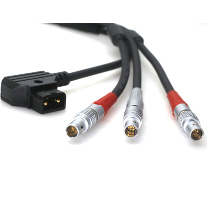 CAM 7pin to DTAP power cable+ LBUS 4pin to LBUS 4pin for ARRI cforce RF motor/ HI5 motor power cable and Wireless Focus Wire