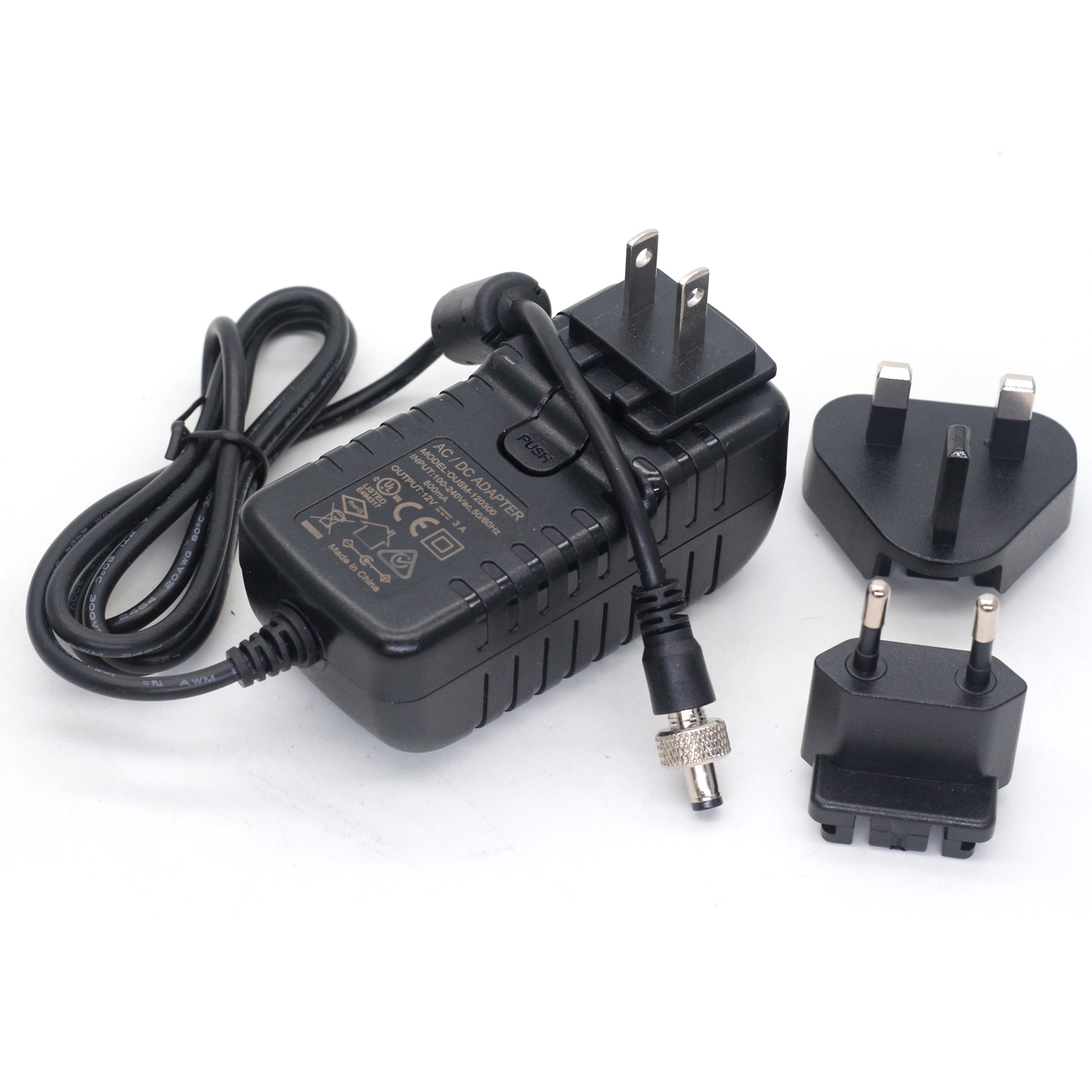 110-220V Power Adapter Converter Cable DC2.5 Screws for ATOMOS Monitor, SmallHD 702 Video Devices PIX-E7/PIX-E5