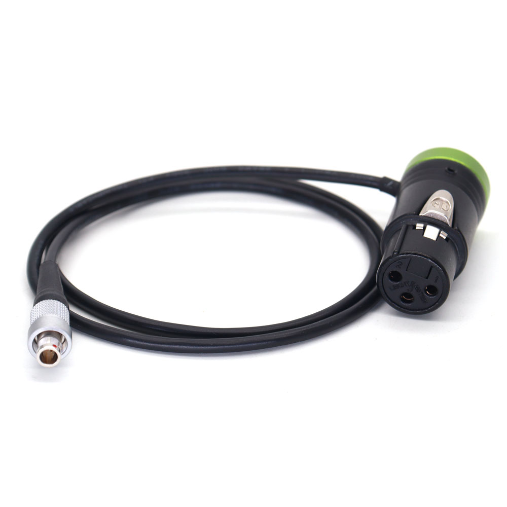 Sennheiser SK2000 Transmitter Audio Input, Connector FVB 00 3 Pin Male Plug to XLR 3Pin Female Cable