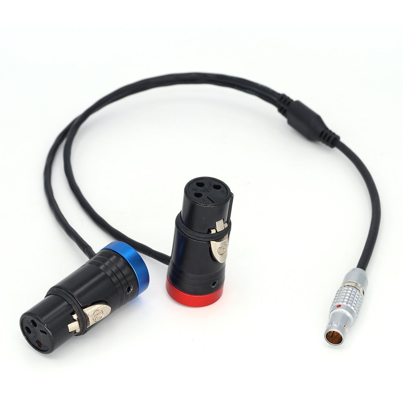 0B 6Pin Male to Dual Short XLR 3Pin Female Audio Cable for ARRI Alexa Mini