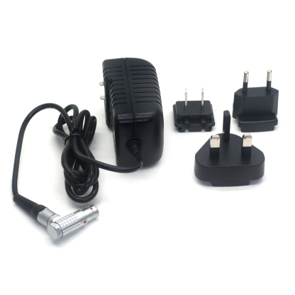 Power Adapter Cable AC 110-220V adapter to FGJ 1B 6pin Female 12V with US/UK/EU Plug for DJI Transmission