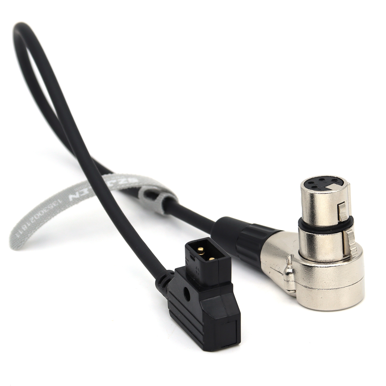 Power Coiled Cable Dtap to XLR 4Pin Female for ROLAND EDIROL R88, Tvlogic