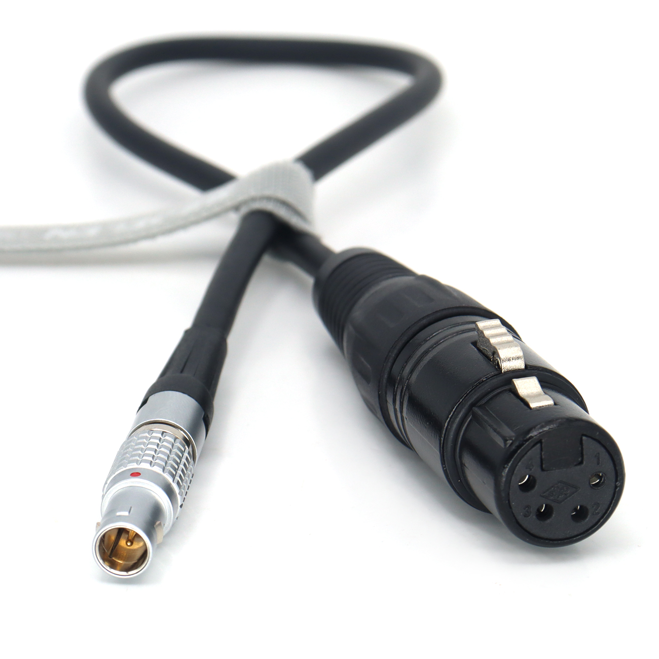 Power Cable 0B 2Pin Male 12V Power to XLR 4Pin Female for Monitor