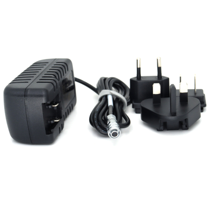BMPCC 4K 6K 12V AC/DC Power Supply Adapter for BMPCC, Right Angle 2Pin Connector