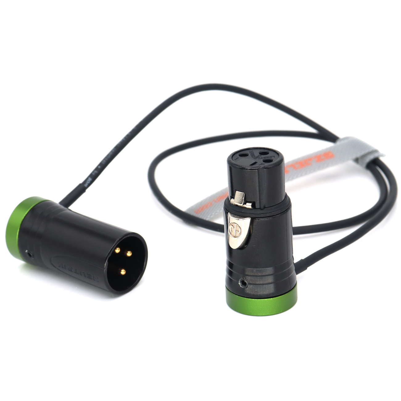Audio Cable Low-Profile NEUTRIK XLR 3Pin Female to Male for Sound Devices