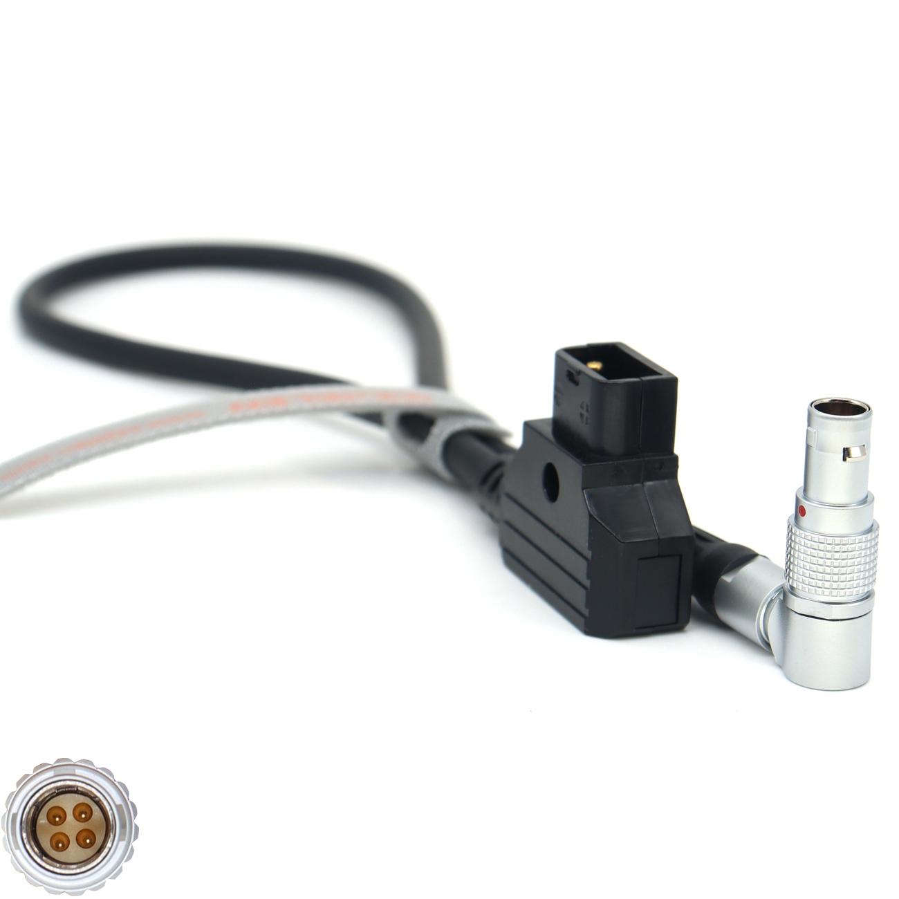 D-tap to 0B 4Pin Cable for ZACUTO Kameleon Chameleon EVF Electronic viewfinder camera monitor OLED power cable sdi video cable