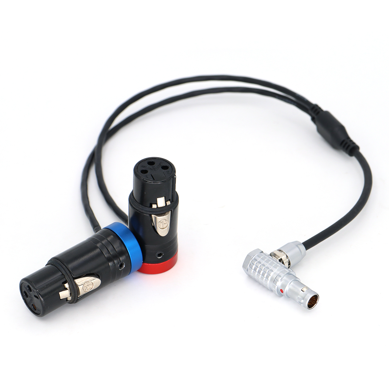 0B 6Pin Male to Dual Short XLR 3Pin Female Audio Cable for ARRI Alexa Mini