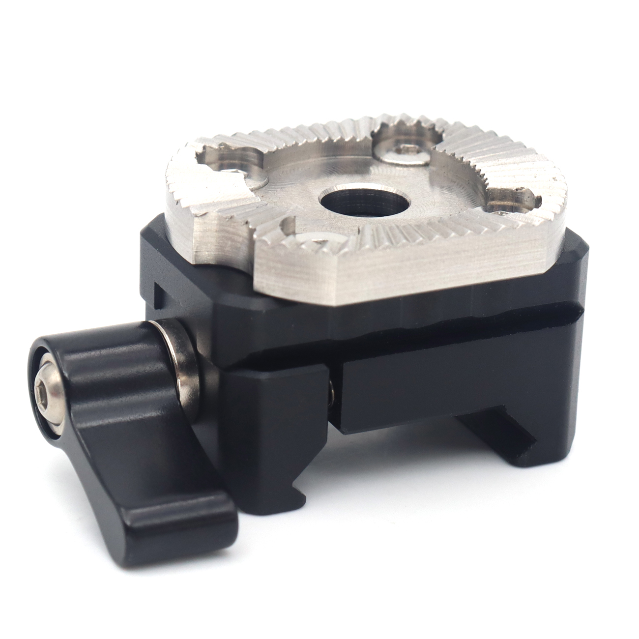 Standard Quick Release NATO Clamp With ARRI Rosette M6 Thread Mount For DSLR Camera Cage Rig NATO Safety Rail Connecting