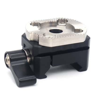 Standard Quick Release NATO Clamp With ARRI Rosette M6 Thread Mount For DSLR Camera Cage Rig NATO Safety Rail Connecting