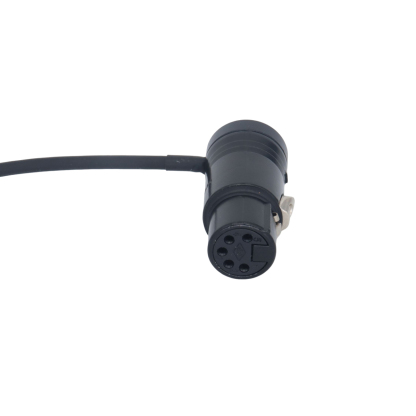 Low-Profile XLR 4Pin Female to Dual Low-Profile TA3M Splitter Cable