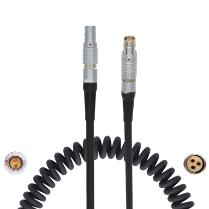 0B 2Pin Male to RS 3Pin Female CCM-1 Camera Control Monitor Power Cable for ARRI Alexa 35, Alexa Mini LF Camera