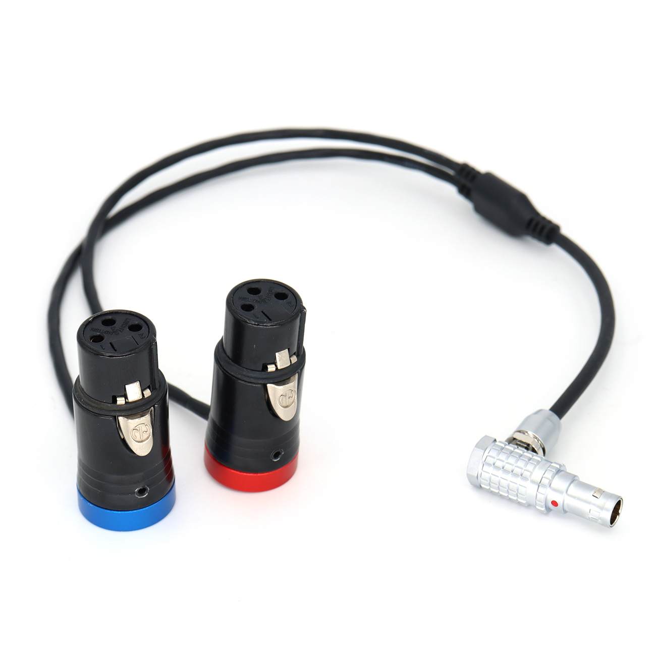 0B 6Pin Male to Dual Short XLR 3Pin Female Audio Cable for ARRI Alexa Mini