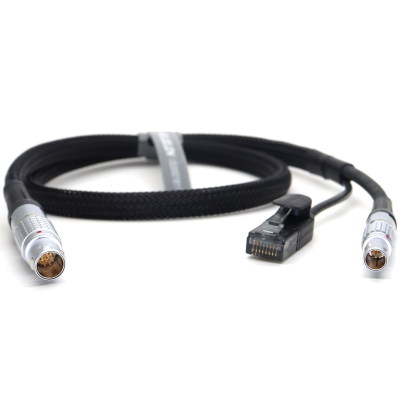 Power Cable 1B 10Pin Ethernet Cable to RJ45 and 0B 2Pin for ARRI Alexa Mini