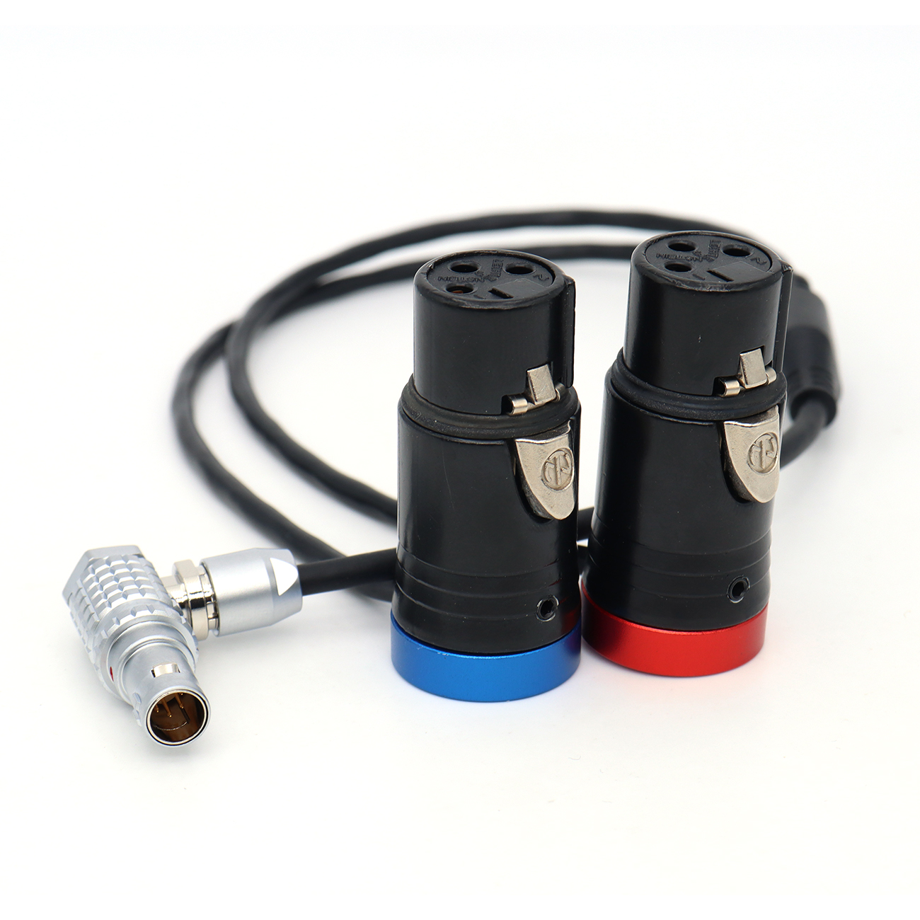 0B 6Pin Male to Dual Short XLR 3Pin Female Audio Cable for ARRI Alexa Mini