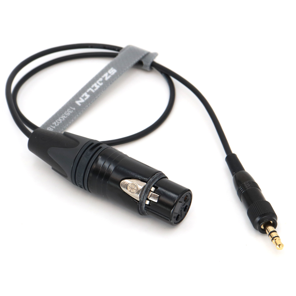 Audio Cable Locking 3.5mm to TA3F/XLR 3Pin Male/Female for SONY 