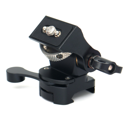 NATO Clamp/Cold Shoe/3/8/1/4 Screw DSLR Monitor Mount for ARRI Mount, 180° Tilt and 360° Swivel