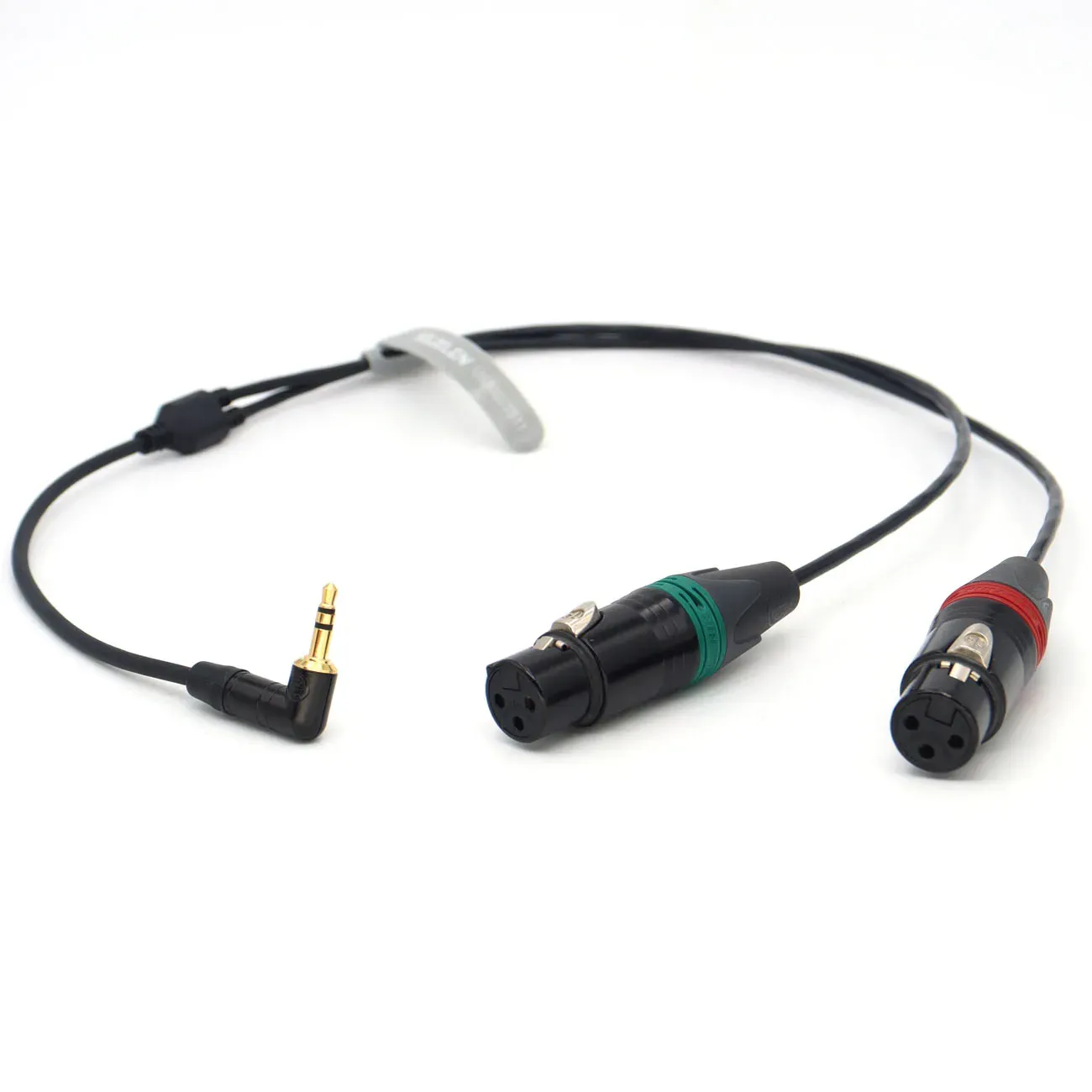 Audio Cable 3.5mm TRS to Double XLR 3Pin Female