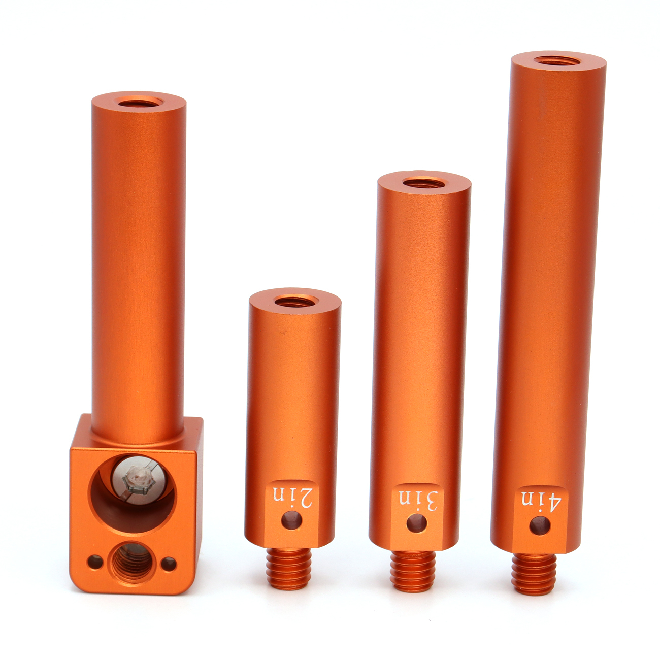 Multicolored 19mm Rod Mounting Bracket with 3/8 Screw and Anti Twist,4 Sections of Length to Match for Arri Red Sony Camera