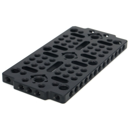 Universal 1/4 screw adapter plate, 3/8 quick installation plate, cold shoe interface adapter plate for Blackmagic URSA Cine