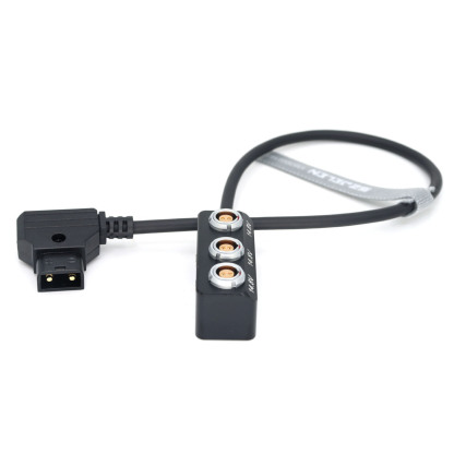 12V 0B 2Pin/RS 3Pin/D-tap to 3*0B 2Pin Female Hub Adapter Splitter for Camera ARRI, SONY, RED
