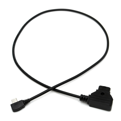 Nucleus-Nano Motor Power Cable P-TAP D-tap to Micro USB Right Angle 14.8V for Tilta V-Mount