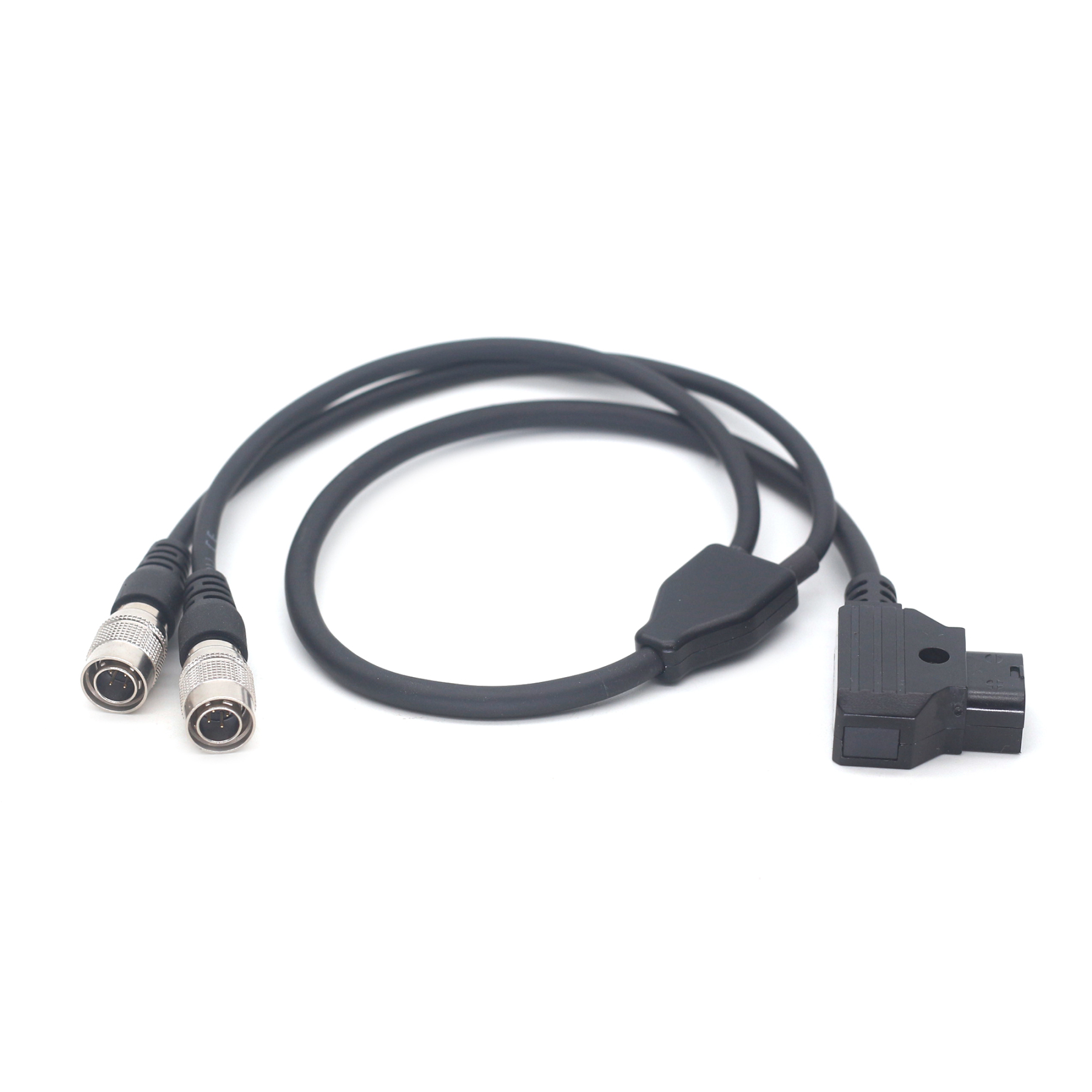 Power Cable D-tap to Dual Hirose 4Pin Male for ZAXCOM, Sound Devices 688/633, Zoom F8