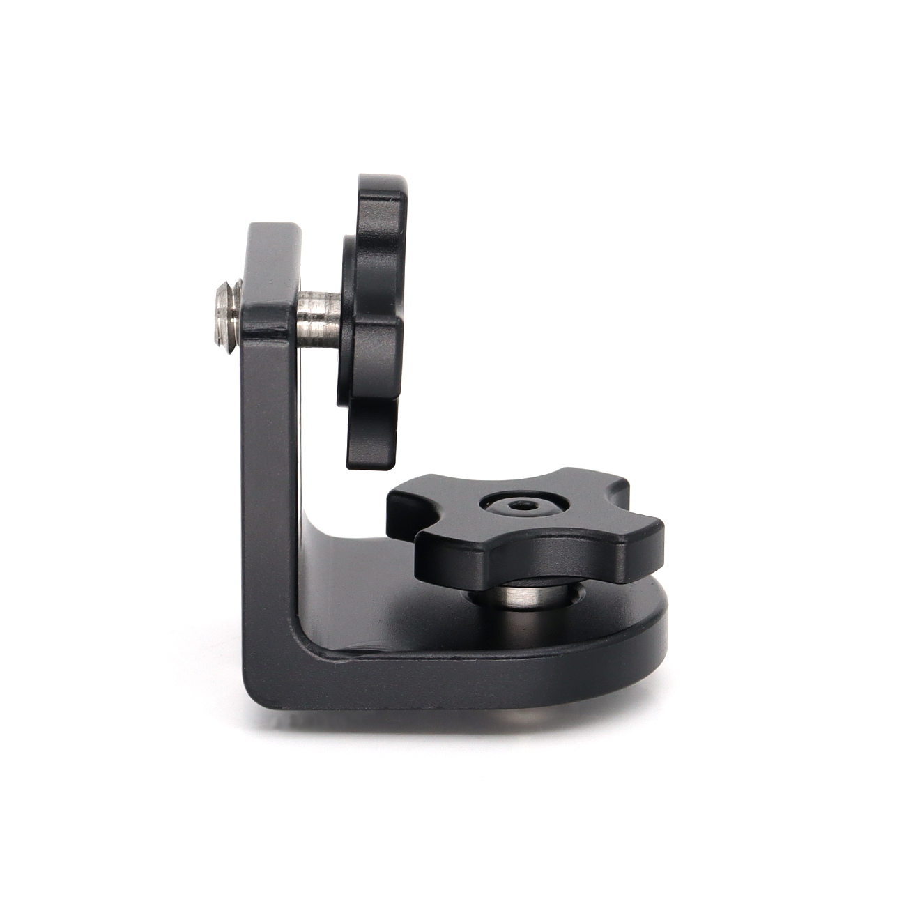 90° Angle Mini L-Shaped Mount Plate Kit with 3/8''-16,1/4"-20 Screw, Elastic Positioning Pin