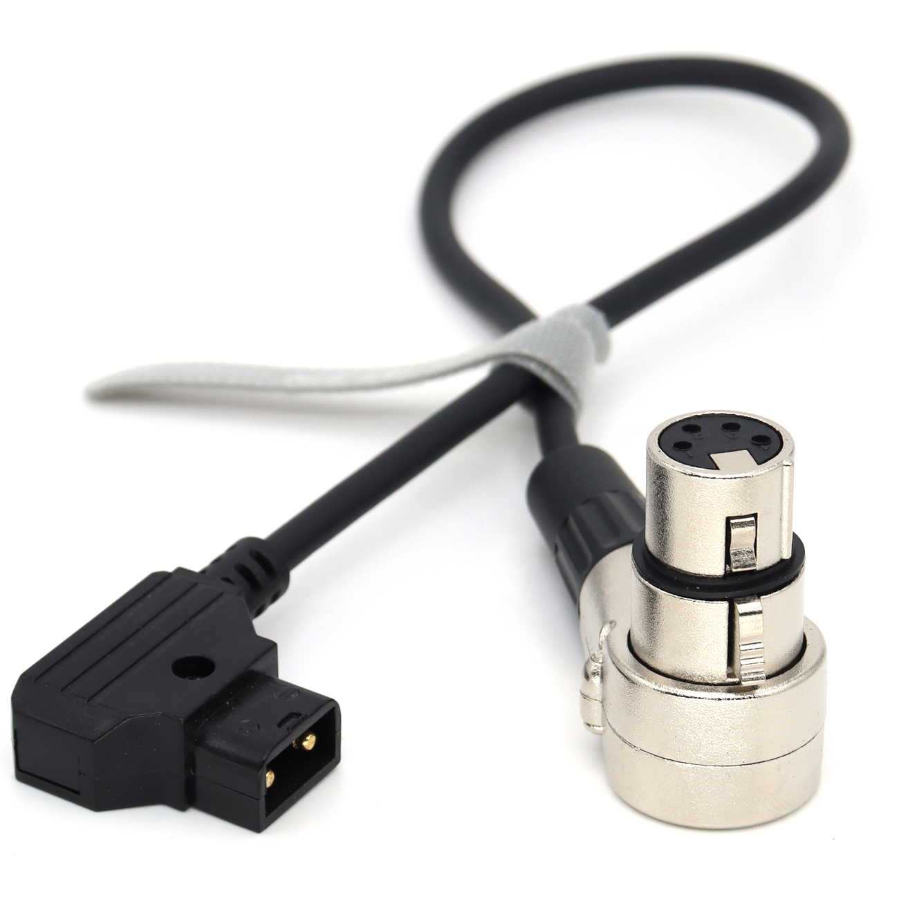 Power Coiled Cable Dtap to XLR 4Pin Female for ROLAND EDIROL R88, Tvlogic