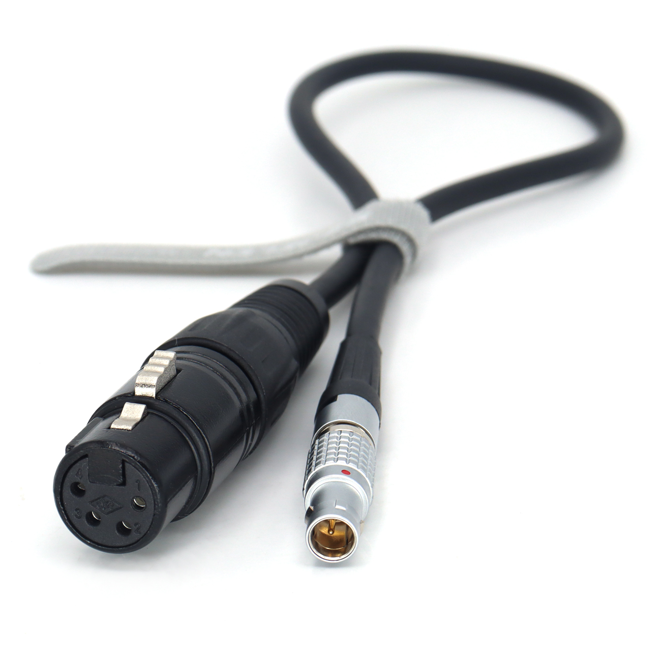 Power Cable 0B 2Pin Male 12V Power to XLR 4Pin Female for Monitor