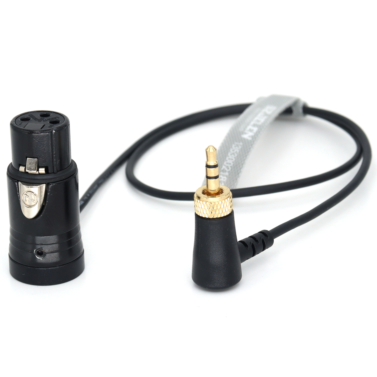 Audio Cable Locking 3.5mm TRS Right-Angle to Short XLR 3Pin Female for Sennheiser SK 500 G4 Sony UWP D11 D21