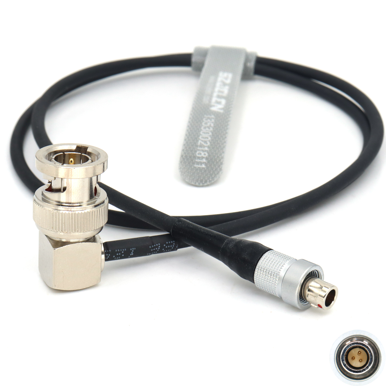 FVB 00 3Pin to BNC Timecode Cable for Sound Devices A10-TX, Wisycom MTP60 MTP40S