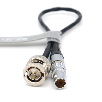 Timecode Cable BNC Male to EXT 9Pin Male for Red Komodo, Sound Devices ZAXCOM