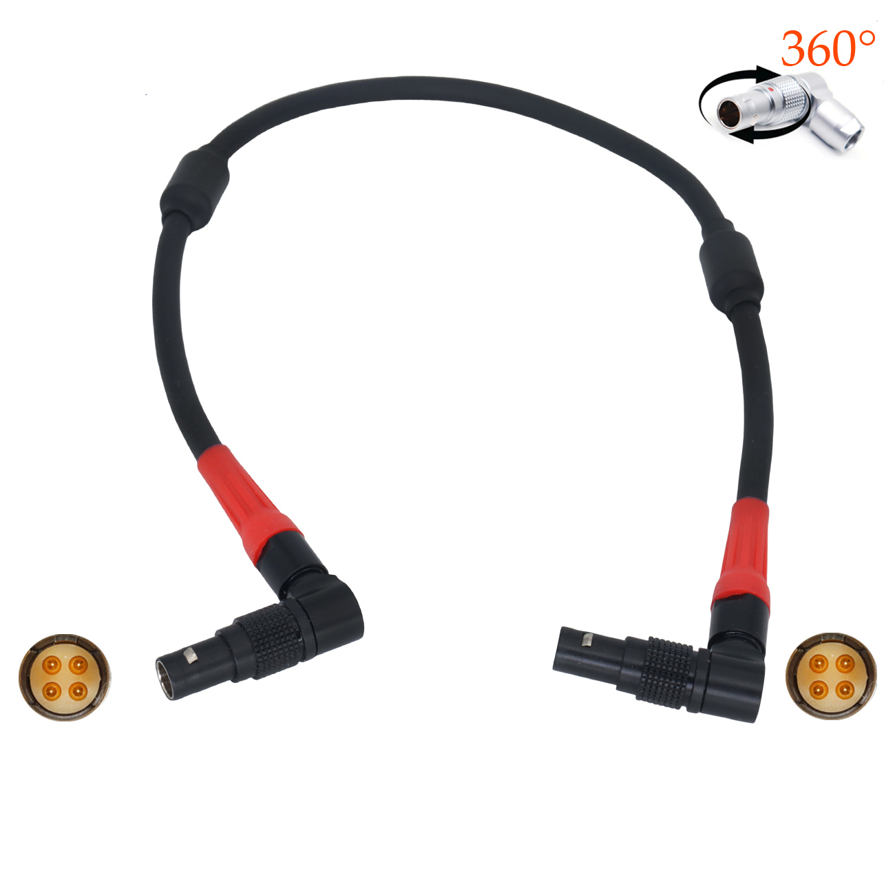 ARRI LBUS Cable 4Pin Male to Male Connector Cable for ARRI LBUS FIZ MDR Wireless Focus Wire