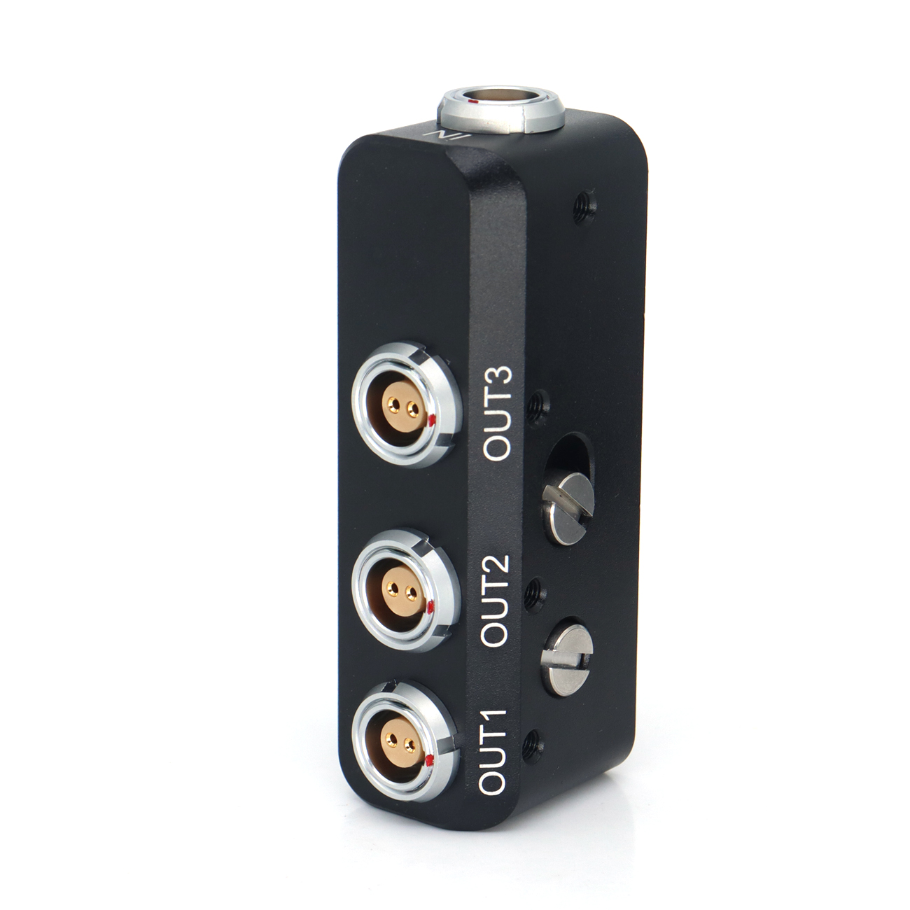 RS 3Pin/0B 2Pin Female to RS 3Pin and 0B 2Pin Power Three Way Splitter For Sony Venice, 24V Distributor With 1/4 Screw