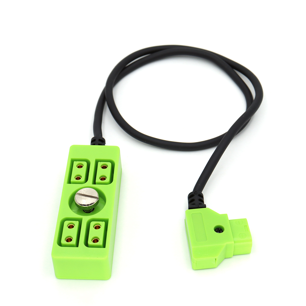 D-tap to 4 Port D-tap Female Power Splitter D-tap Distributor with 1/4" Screw