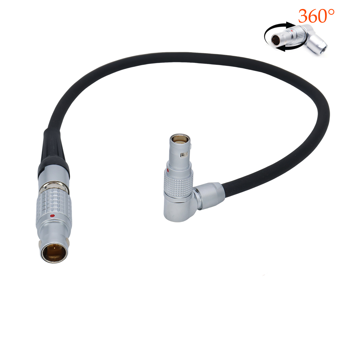 Power Cable 1B 6Pin(4+2) for DJI Ronin 2 to 0B 2Pin Female for RED Komodo Camera