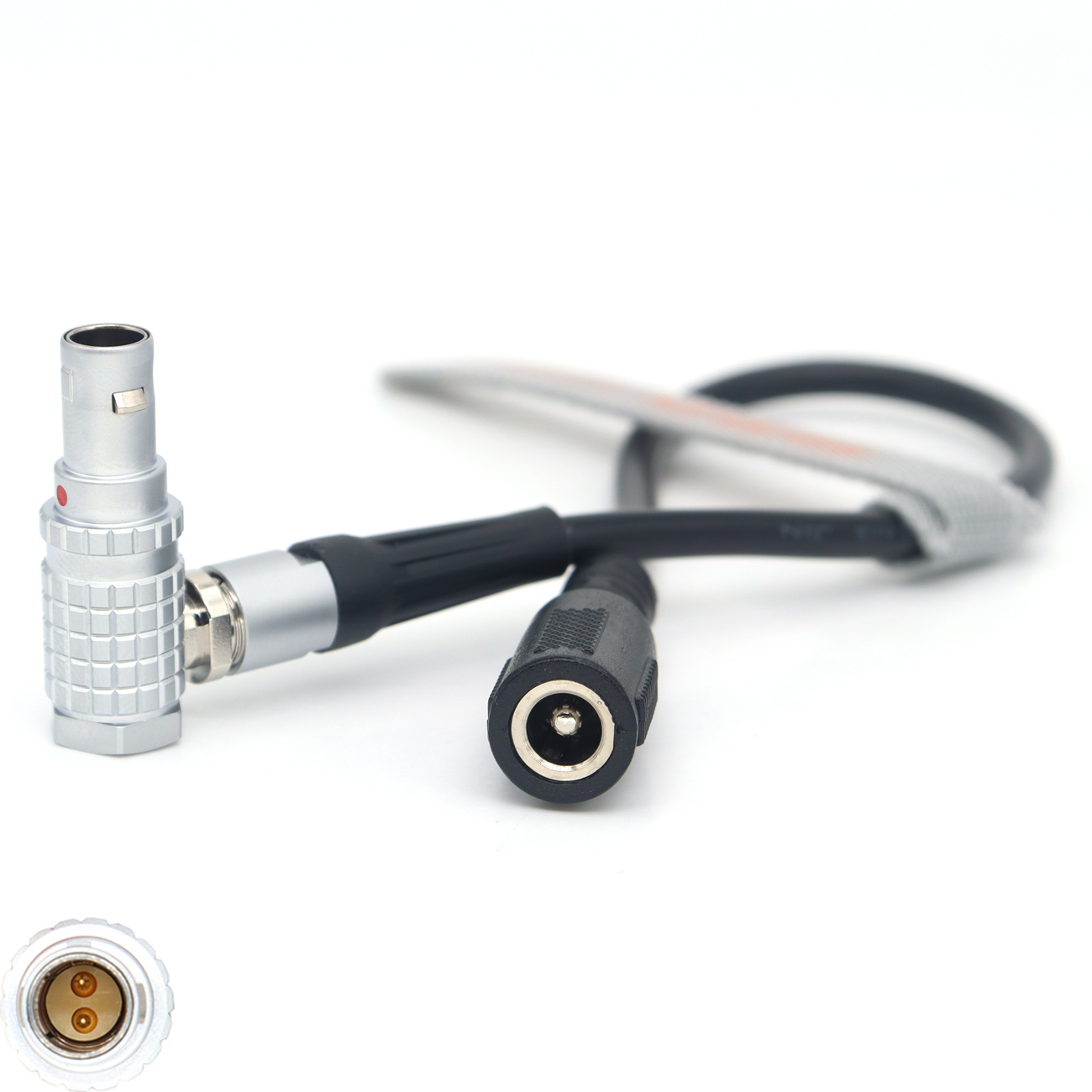 0B 2Pin to DC 5.5x2.5mm Female Cable for Image Transmission Monitor Conversion Extension Cable