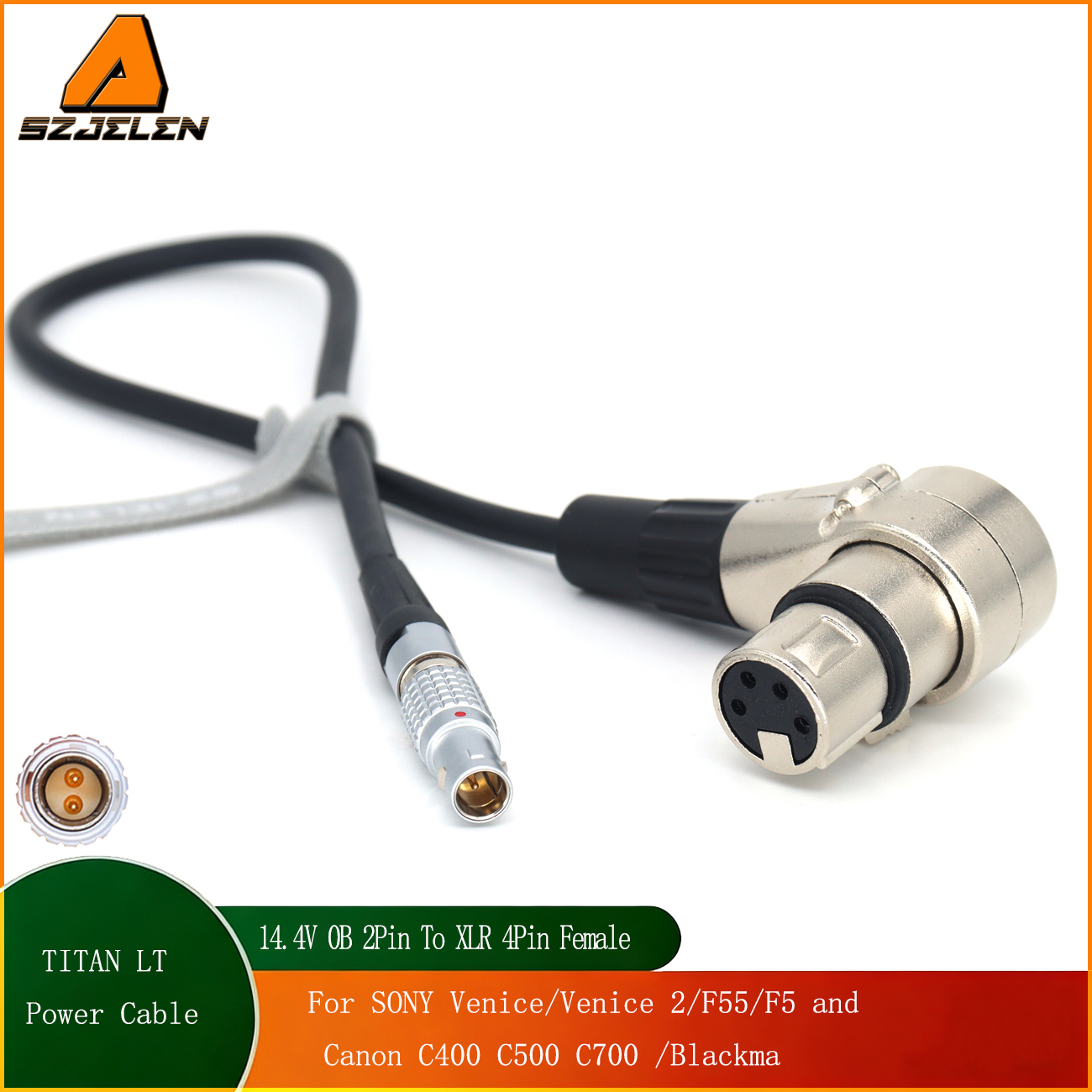 For Titan LT Gimbal 0B 4Pin/MotoCrane Titan LT Remote PTZ 0B 2Pin to 2B 4Pin/XLR 4Pin/1B 6Pin(4+2)/XT 2Pin/2B 8Pin Female for ARRI, RED, Sony, DJI Ronin 4D