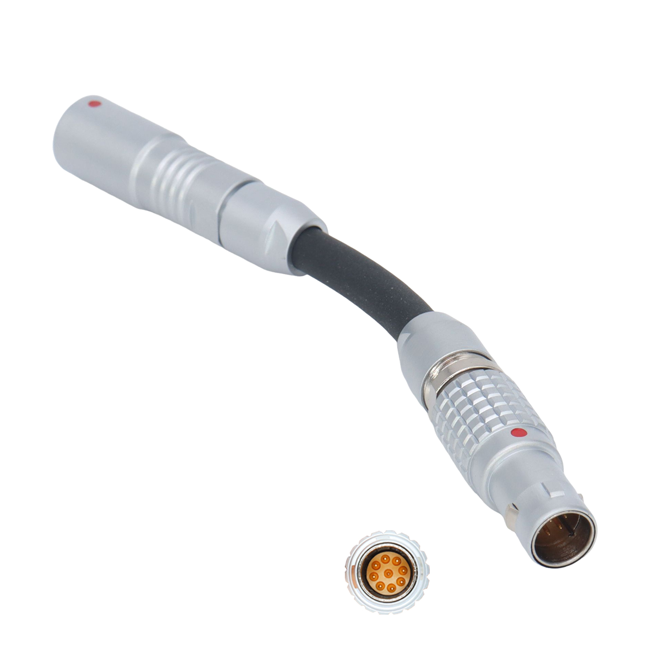 Run/Stop RS Cable Float RS Fischer 3Pin Female to EXT 9Pin Male for Pixboom Spark, 