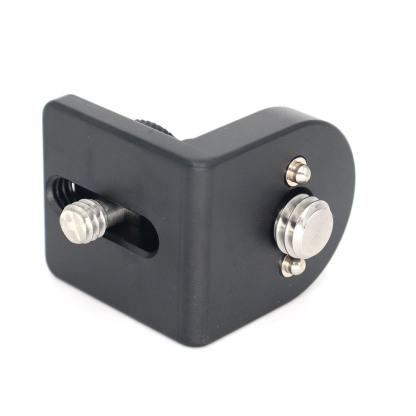 V Mount 1/4 " 3/8" Right Angle Extended Mounting Bracket for Video Monitor Camera