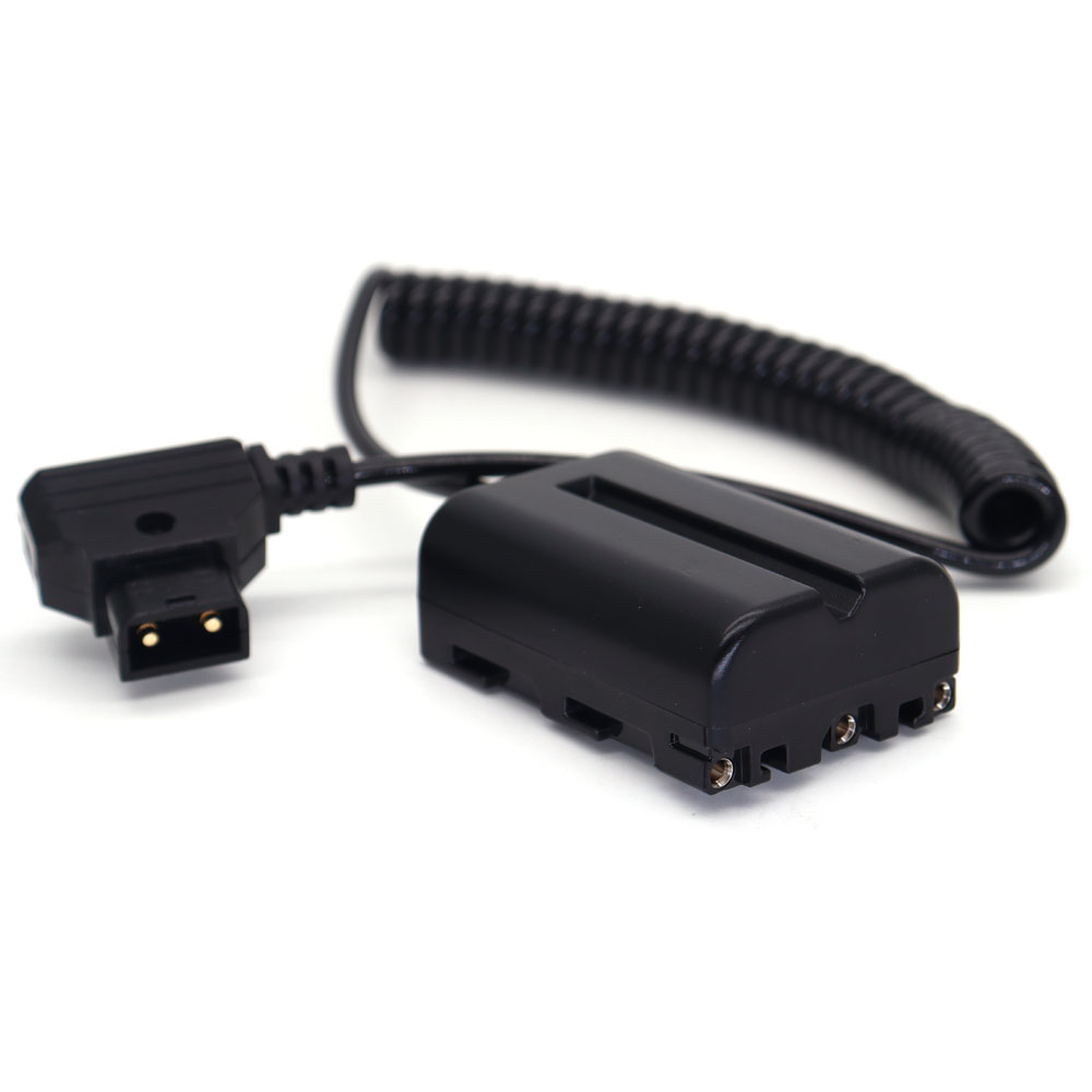 D-tap to NP-FM500H Dummy Battery Power Cable for ARRI WCU-4