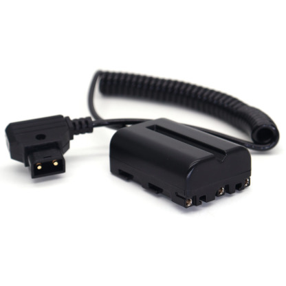 D-tap to NP-FM500H Dummy Battery Power Cable for ARRI WCU-4