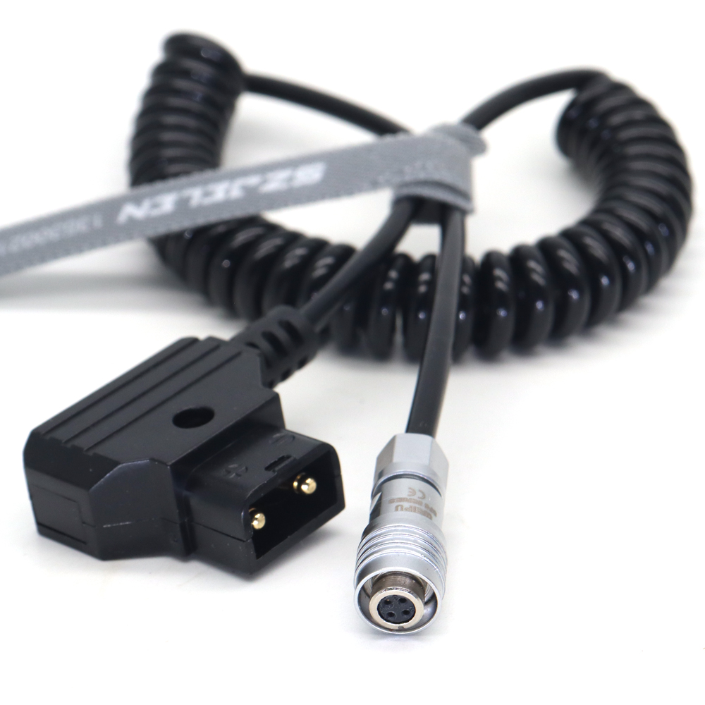 Power Coiled Cable D-tap to SF6 4Pin Female for PORTKEYS BM5 Monitor