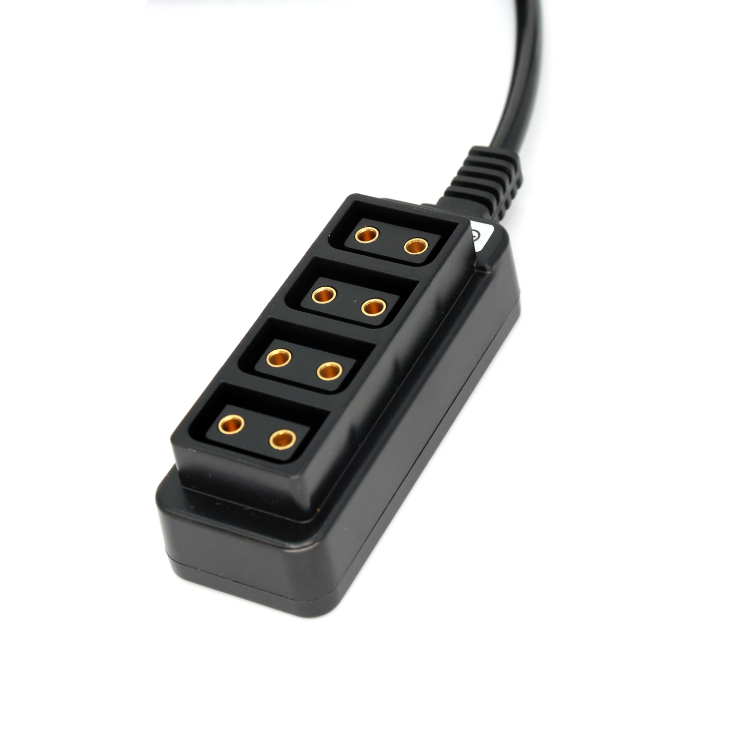 D-tap Distributor D-tap to 4 Port D-tap Male Female Coiled Splitter Cable for Anton Bauer V Mount Battery