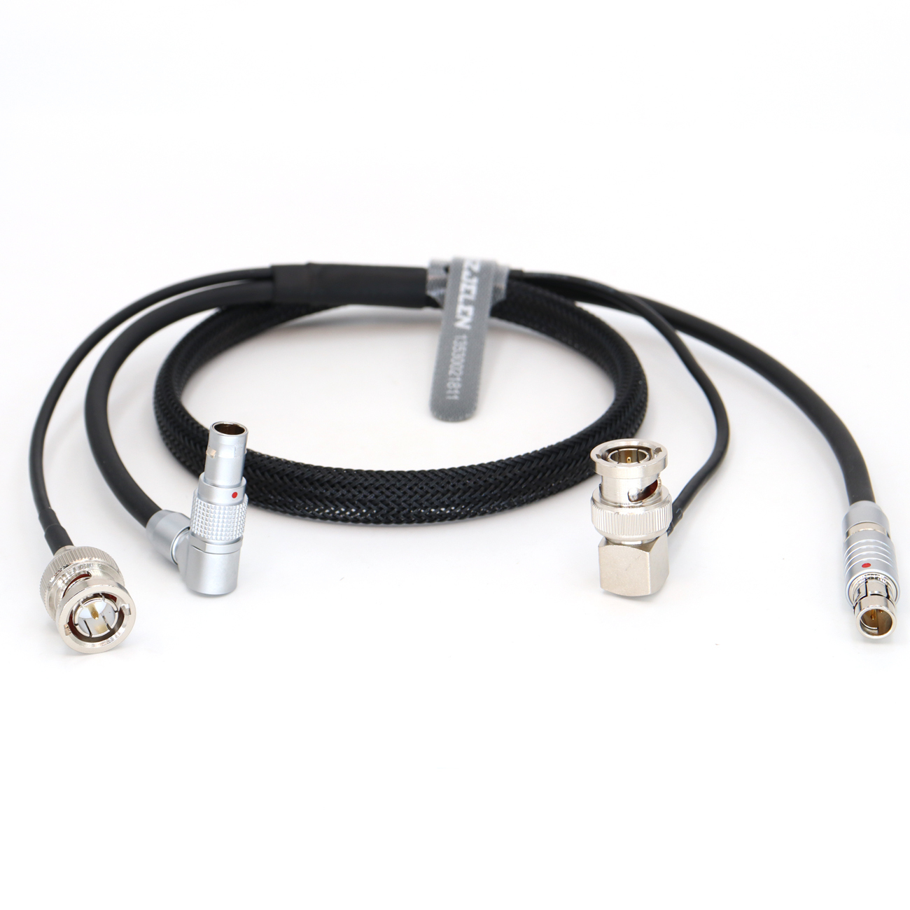 Camera Power Cable RS 3Pin to 0B 2Pin Cable + 75ohm SDI for Teradek Bolt Pro, Vaxis transmission, Samhd Ultra7