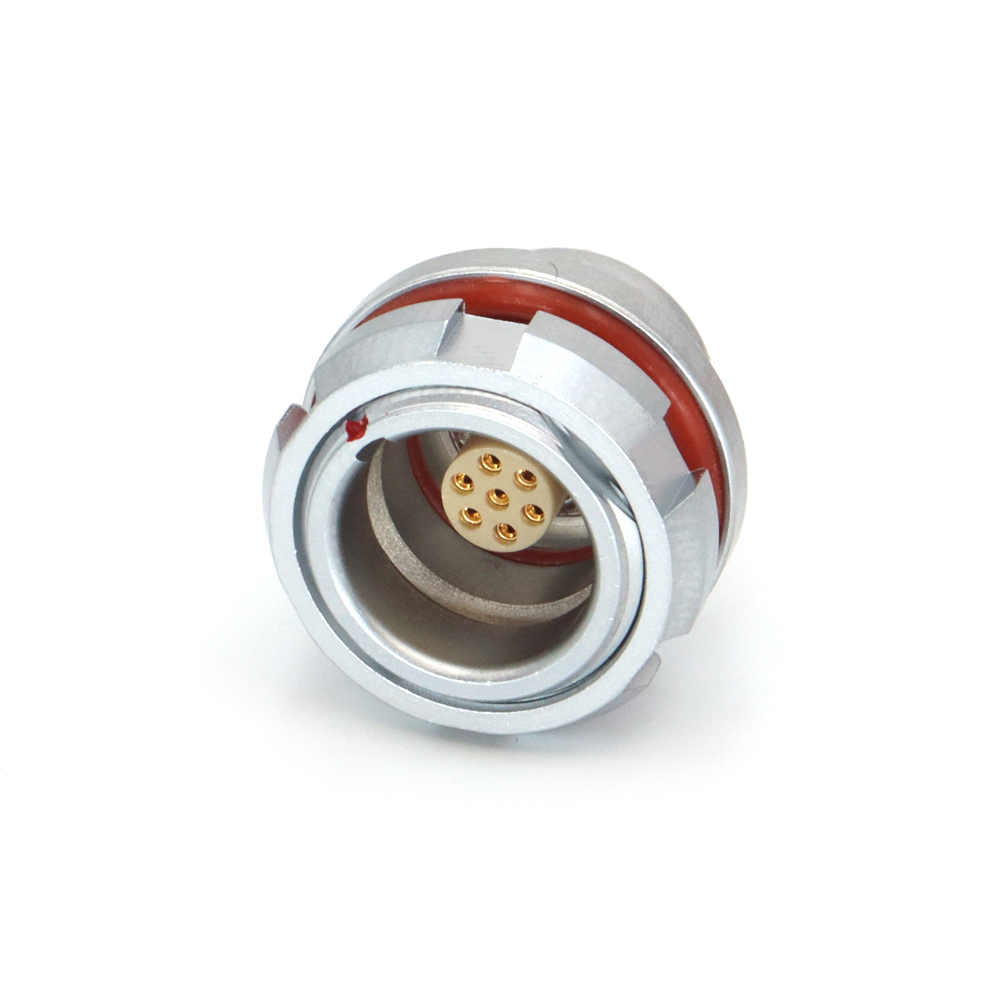 FGG FHG EGG EEG 0K 2~12Pin Circular Plug Watertight IP68 Push-Pull Latching Connector