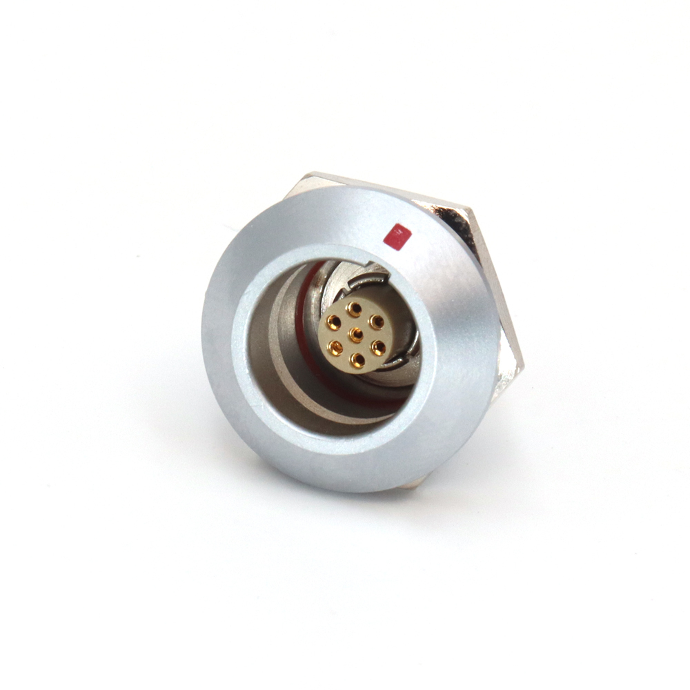 FGG FHG EGG EEG 0K 2~12Pin Circular Plug Watertight IP68 Push-Pull Latching Connector