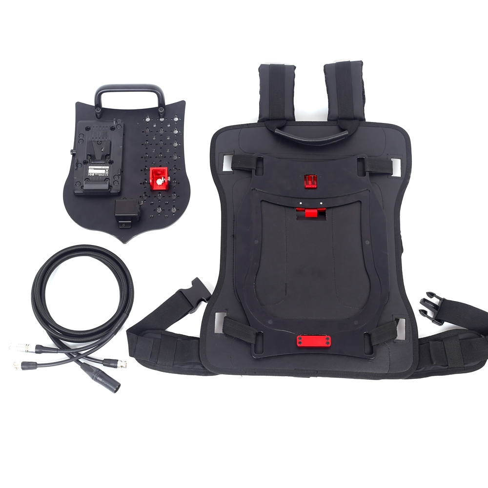 V-mount/B-mount battery Power Backpack XLR 3Pin Power Output Handle fixing plate for ARRI S35 mini miniLF camera is used separate