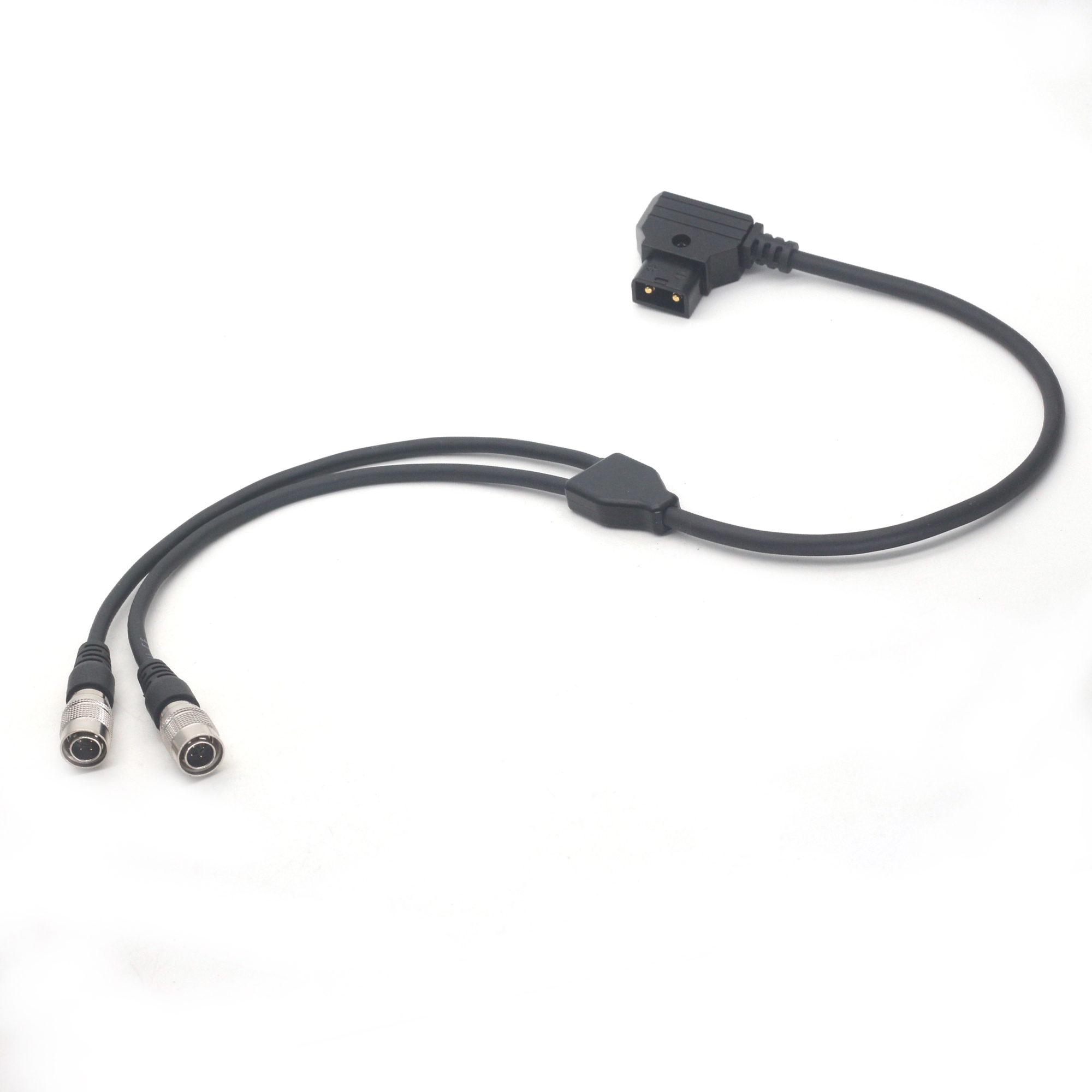 Power Cable D-tap to Dual Hirose 4Pin Male for ZAXCOM, Sound Devices 688/633, Zoom F8
